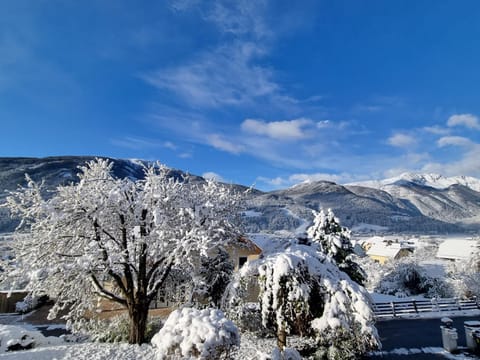 Day, Natural landscape, Winter, Mountain view