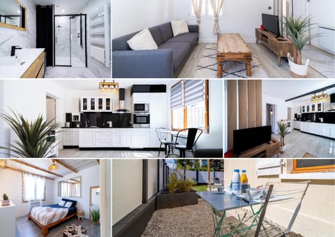 Patio, Kitchen or kitchenette, Living room, Seating area, Dining area