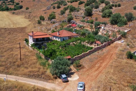 Property building, Natural landscape, Bird's eye view, Parking