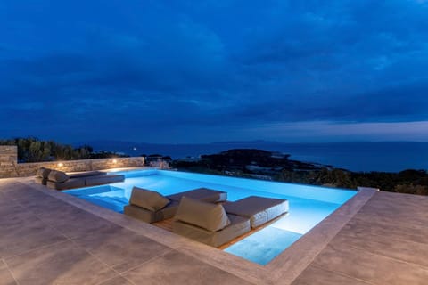 Patio, Natural landscape, Seating area, Sea view, Swimming pool, Swimming pool