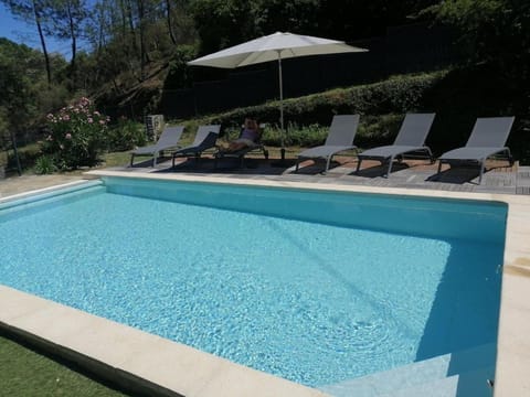 Pool view, Swimming pool, sunbed