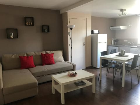 Kitchen or kitchenette, Living room, Dining area