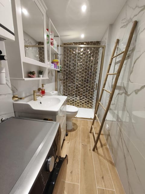 Shower, Toilet, Bathroom, washing machine