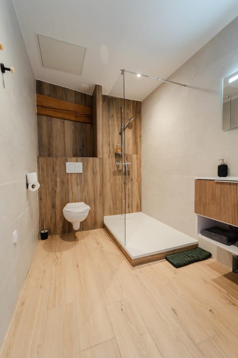 Shower, Toilet, Bathroom, towels