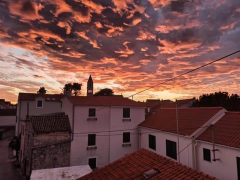 City view, Street view, Sunset