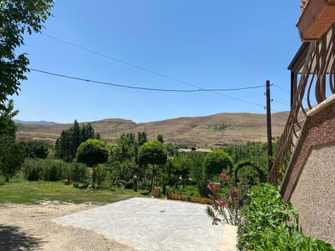 Property building, Summer, Garden view