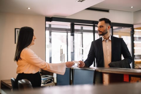 Staff, Lobby or reception, Guests