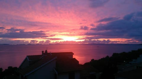 Natural landscape, Sea view, Sunset