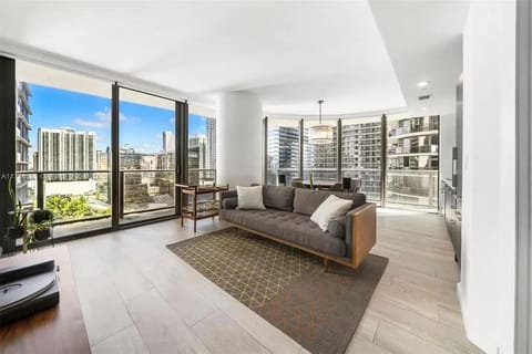 Image showcasing Corner Condo with Wraparound Views in Brickell | Brickell | VacationRenter