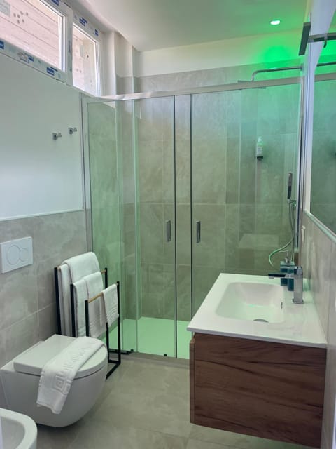 Shower, Toilet, Bathroom, towels