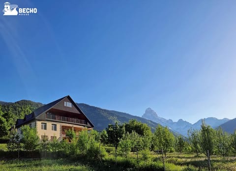 Property building, Nearby landmark, Spring, Day, Natural landscape, View (from property/room), Mountain view