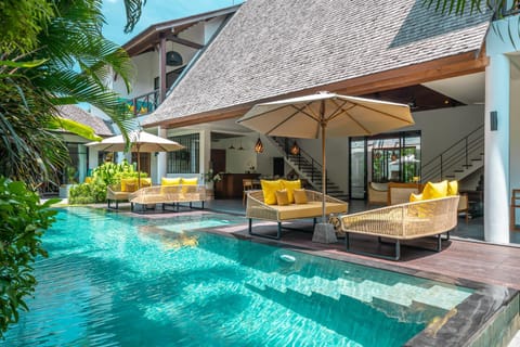 Patio, Day, Seating area, Garden view, Pool view, Swimming pool