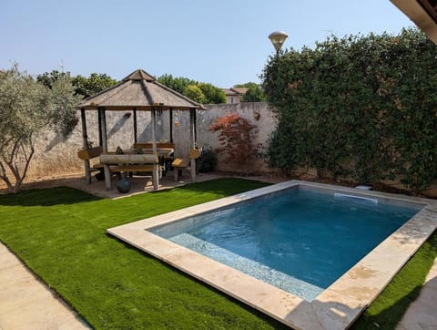 Patio, Garden, Swimming pool