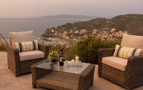 Day, Natural landscape, View (from property/room), Mountain view, Sea view