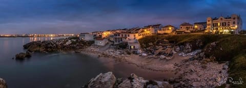 Nearby landmark, Night, Natural landscape, Beach