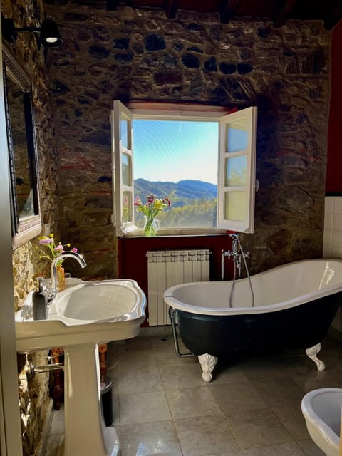Natural landscape, Bathroom, View (from property/room), Mountain view, Bath