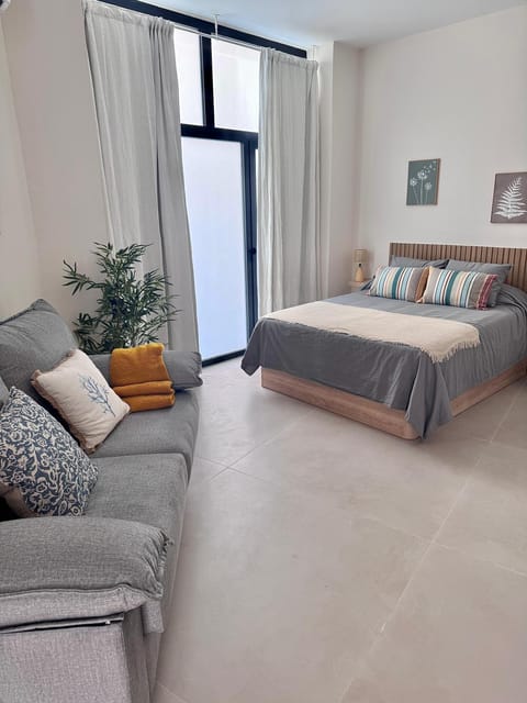 Bed, Living room, Bedroom