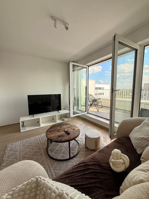 Séjour lumineux avec Balcon Apartment in Brussels