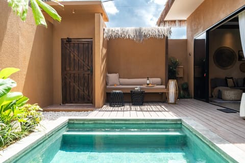 Patio, Day, Seating area, Pool view, Swimming pool