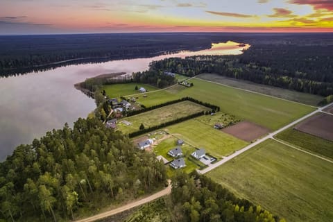 Day, Natural landscape, Bird's eye view, Lake view, Sunset