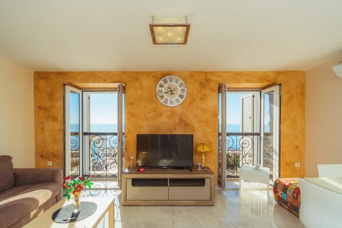 Living room, Seating area, Beach, Sea view, Sea view