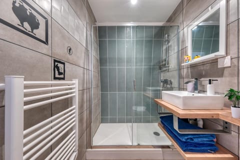 Shower, Bathroom, towels