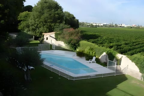 Property building, Living room, Swimming pool