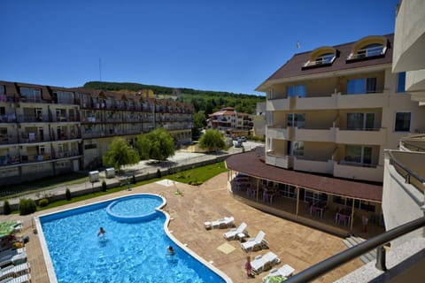 Bird's eye view, Pool view