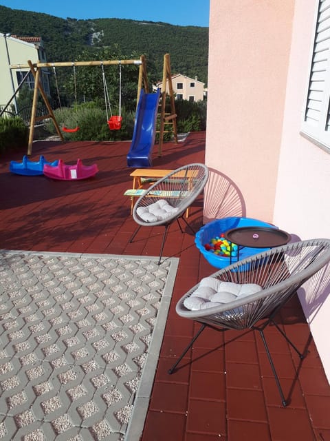 Property building, Patio, Children play ground