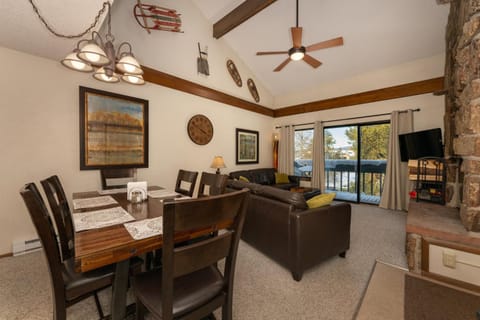 Outdoor Pool, Fireplace, Athletic Club, Covered Balcony with Views Apartment in Fraser