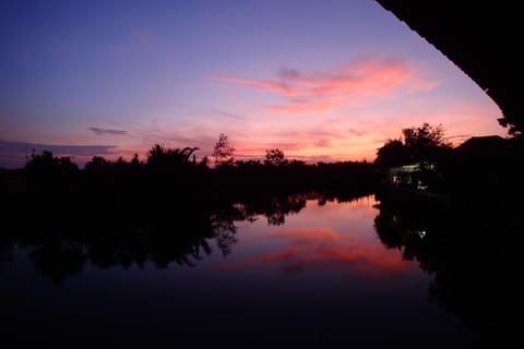 River view, Sunset