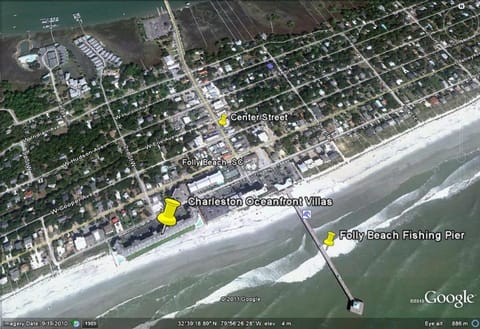 220 Charleston Oceanfront Villas Dolphin View House in Folly Beach
