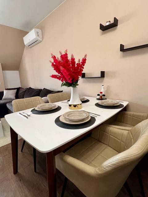 Living room, Dining area, air conditioner