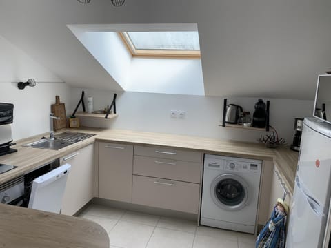 Le Croisic - Duplex 5 pers. vue mer, accès direct plage - FR-1-843-25 Apartment in La Turballe