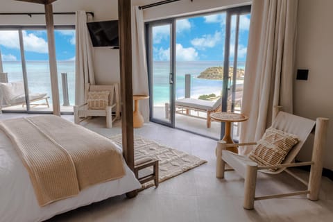 Bed, Balcony/Terrace, Bedroom, Sea view