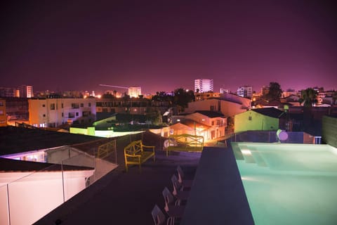 Night, Swimming pool, Swimming pool