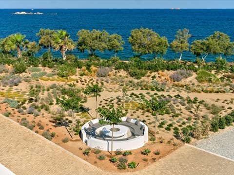 Natural landscape, Garden, Garden view, Sea view