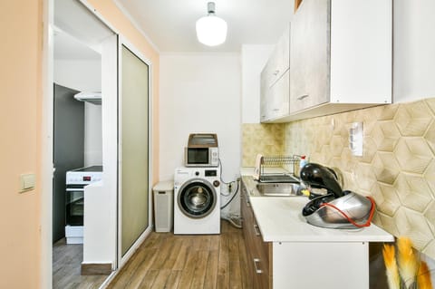 microwave, oven, washing machine, kitchen
