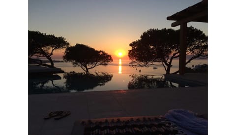 Sea view, Swimming pool, Sunset