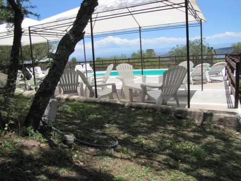 Spring, Natural landscape, Garden view, Swimming pool, sunbed