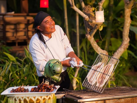 Staff, BBQ facilities