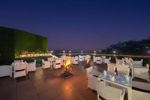 Patio, Restaurant/places to eat, Night, View (from property/room), Balcony/Terrace, Seating area