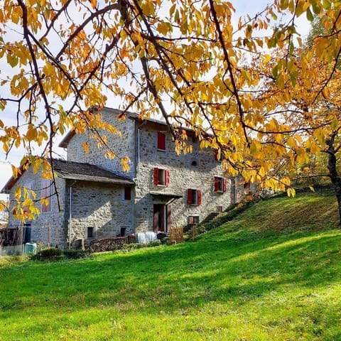 Property building, Facade/entrance, Garden, Autumn, Garden view