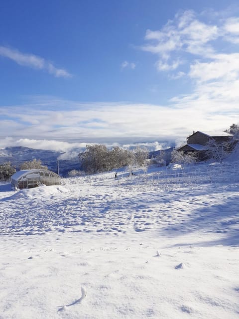 Natural landscape, Winter, Hiking, Mountain view