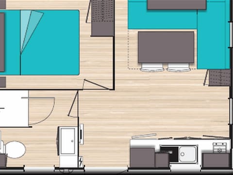 Mobil home avec terrasse à Bormes-les-Mimosas - API-1-52-270 Campground/ 
RV Resort in Bormes-les-Mimosas