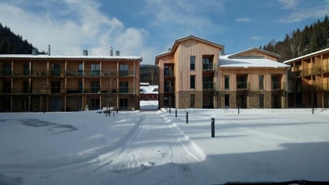 Winter, Children play ground