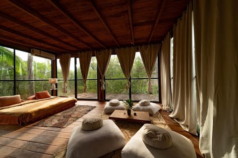 View (from property/room), Living room, Bedroom