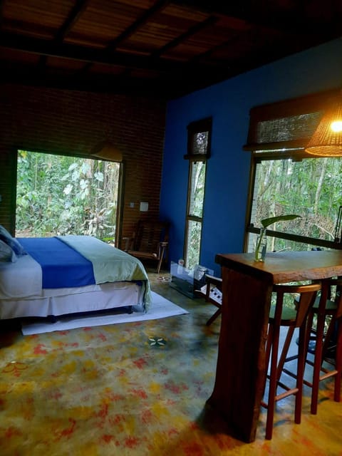 Bed, View (from property/room), Bedroom, fireplace