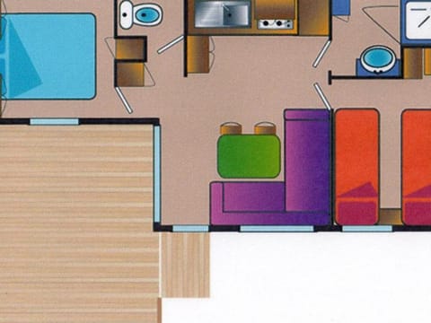 Mobil home confortable avec terrasse à Bormes-les-Mimosas - API-1-52-365 Campground/ 
RV Resort in Bormes-les-Mimosas