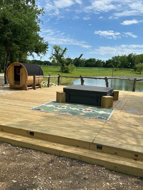 Rustic Luxe Yurt- Unit #1 Campground/
RV Resort in Waco